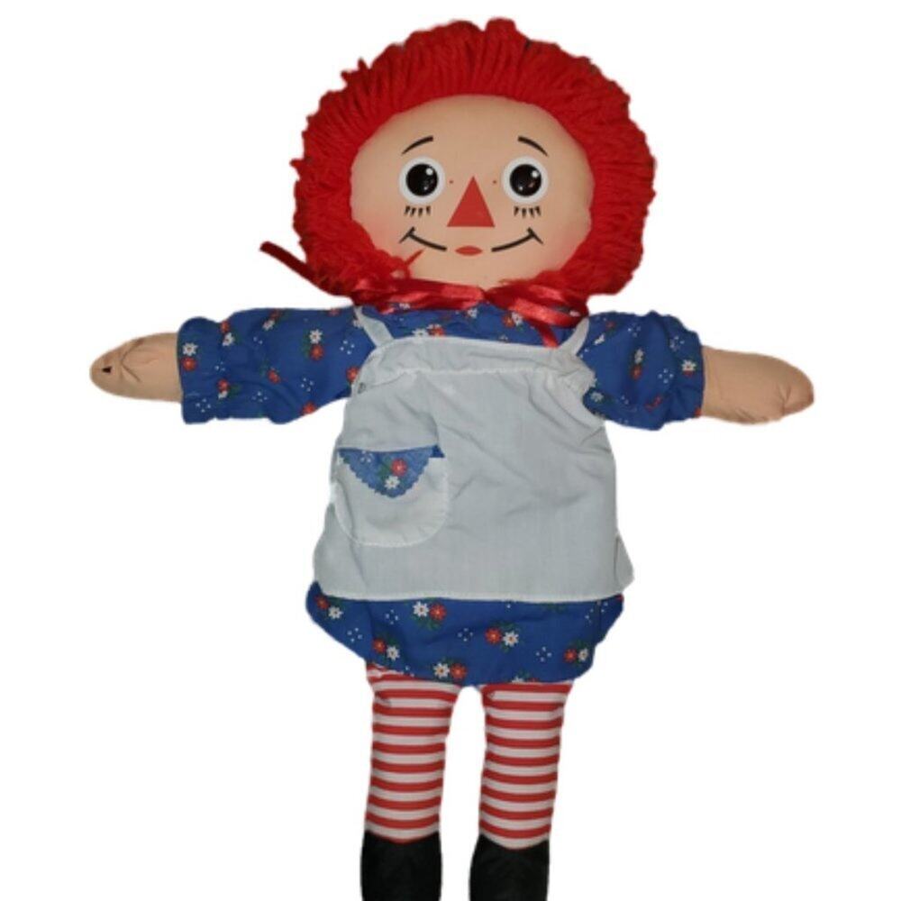 Vintage Collectible Raggedy Anne Doll By Johnny Gruelle 1980's